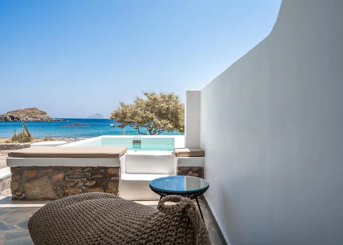 Dom wakacyjny Lareroom 4 σπίτι μπροστά στην παραλία με μικρή πισίνα Kitnos